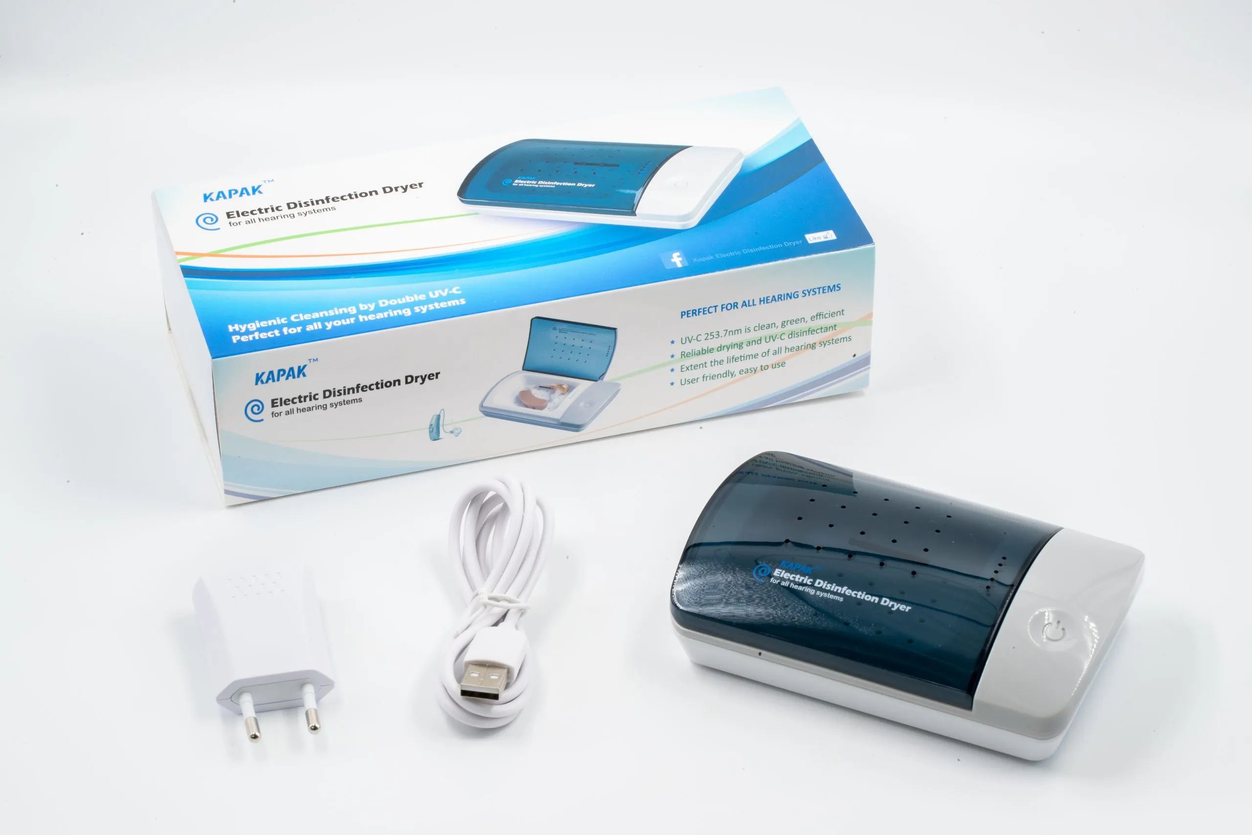 Kapak Electric Disinfection Dryer Hearing Aids